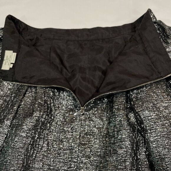 KATE SPADE NEW YORK METALLIC SKIRT SZ 10 - Picture 5 of 8
